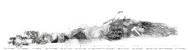 Timeline collage illustrating historical events in the formation and development of the Curonian Spit.
