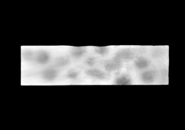 Experimental plaster model of Sandhouse showing a vertical wall adopting the curvature of the dunes, by Jurgis Gečys, 2014