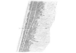 Sandhouse architectural intervention, a conceptual landscape drawing by Jurgis Gečys, 2014